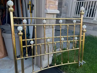 BRASS QUEEN HEADBOARD and FOOTBOARD, View more