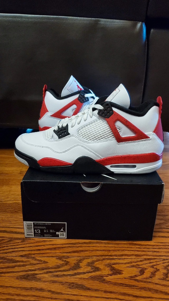Jordan 4 Red Cement - Size 13 Mens | Men's Shoes | La Ronge | Kijiji
