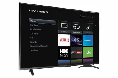 Sharp 55 inch 4K HD Smart Roku TV, View more