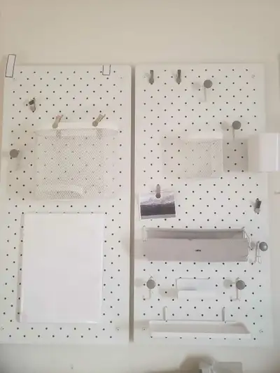 Umbra Pegboard with accessories, View more