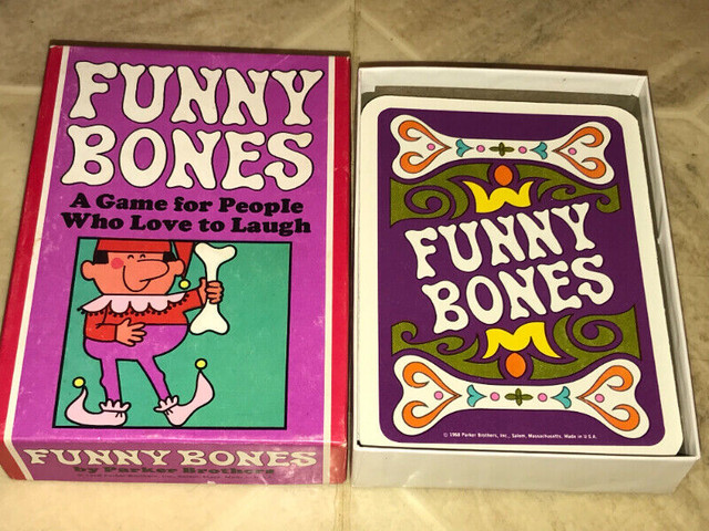 Vintage 1968 FUNNY BONES Card Game Parker Brothers Complete in Toys & Games in St. Catharines