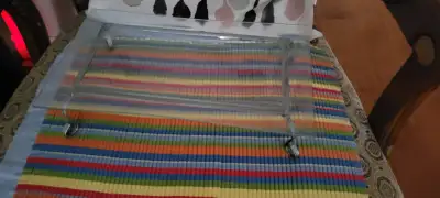 New TABLE TOP SHELF GLASS AND METAL-$4-FOR MEDICINES/SALT, PEPPE, View more