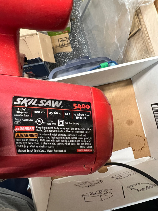 Skilsaw 5400 (circular saw) in Power Tools in Markham / York Region - Image 2