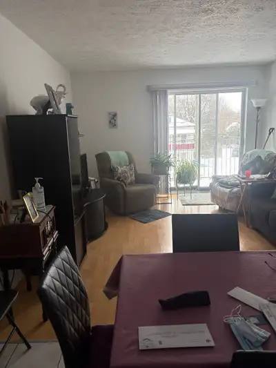 4 1/2 au 3 e étages à louer, ascenseur, entrer laveuse/secheuse,bail 1 an,hydro non compris -50 ans...