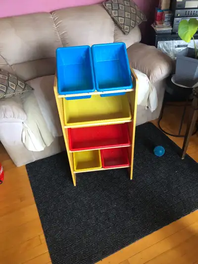 module ou rangement pour jouets en bois , View more