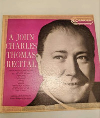 A John Charles Thomas Recital Vinyl Album