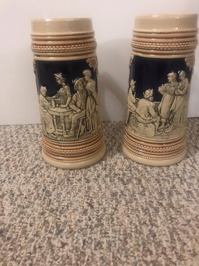 2 Tall Beer Steins in Arts & Collectibles in Regina - Image 2