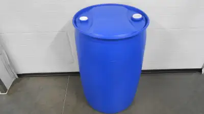 I have a Clean Food Grade Plastic drum for sale, it has been used once and is washed out and clean....