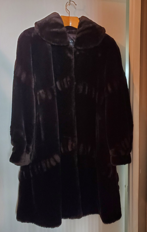 Beautiful Fur coat - Blackish-Dark-Brown Faux - NEW! - $80 O.B.O in Women's - Tops & Outerwear in City of Toronto - Image 3