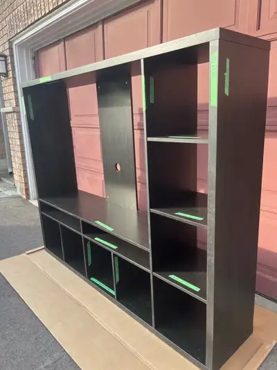 vintage multi shelf tv stand, View more
