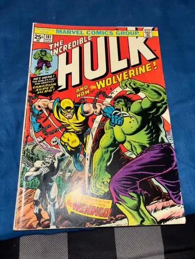 Incredible Hulk 181 - Wolverine - Original Copy Great Shape, View more