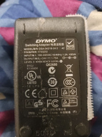 DYMO
Switching Adapter 25v,1.75A