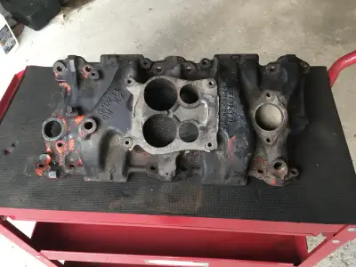 This is a used SBC (Small Block Chevrolet) intake manifold, casting number 340284, for sale. It is i...
