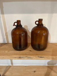 Brown jugs 