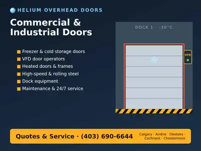 Commercial & Industrial Overhead Doors | Freezer | VFD | Heated, View more