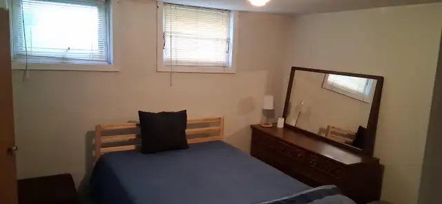 Furnished 1 BR Bsmt Suite near LRT Belgravia station