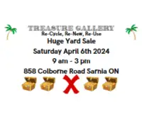 Huge Yard Sale - Sat Apr 6th 2024
