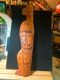 Squamish Nation Carved Wall Panel , Darcy Joseph 15.5”