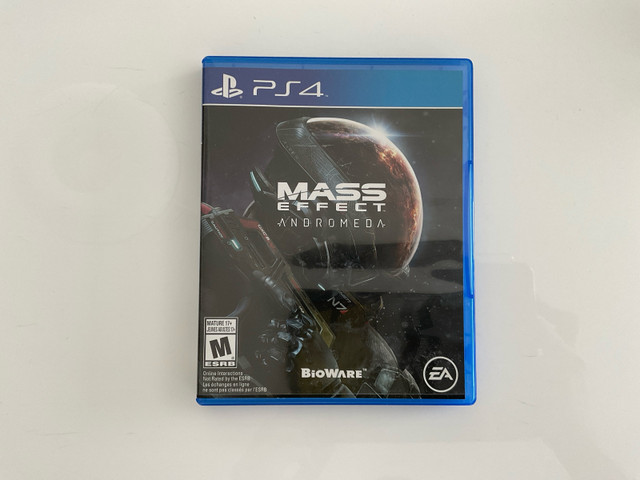 PS4 Mass effect andromeda in Sony Playstation 4 in Calgary