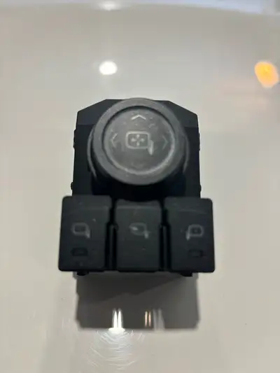 GM power folding mirror switch for 14-18 gmc/silverado. Check the back for fitment. New. $25. Locate...