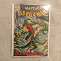 Amazing.  Spider-Man.  #71.    Quick.   Silver