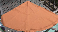 Round Tablecloth Brown