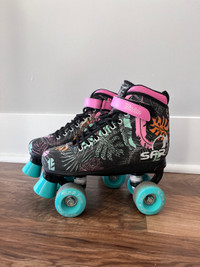 Vision Canvas Kids Roller Skates Floral