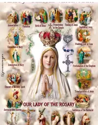Pray the Holy Rosary with a group before Mass in Church ⛪️ 