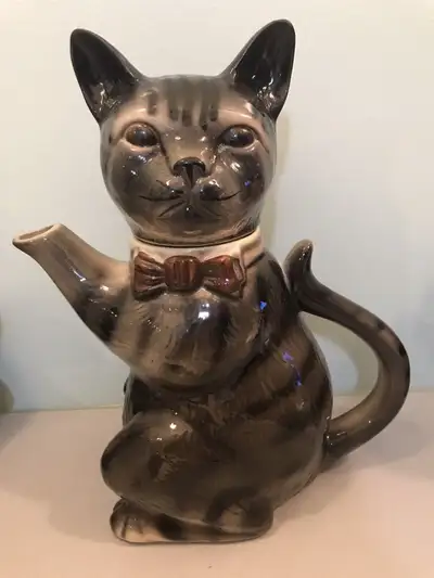 Tony Wood Studio Cat Teapot , View more