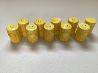 5 Sets of Individual Corn Cob Salt & Pepper Shakers