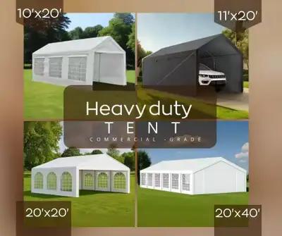 Heavy Duty Tent 10x20, 11x20, 20x20, 20x40 From $399 to $1099, View more