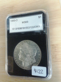 1883-O USA Silver Dollar MS-63 Coin