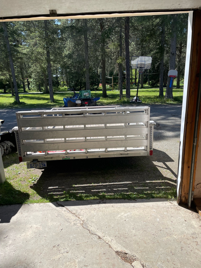 Rough Rider Aluminum Trailer for sale.6’6”w x10’ L. Asking $3000 in Cargo & Utility Trailers in Timmins - Image 3