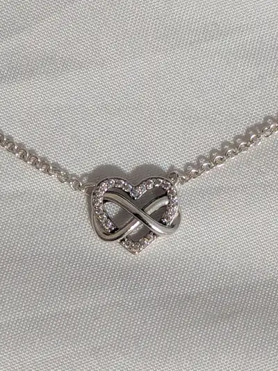 Nouveau collier Pandora en argent 925 avec pendentif en forme de cœur et de pierres en zircon cubiqu...