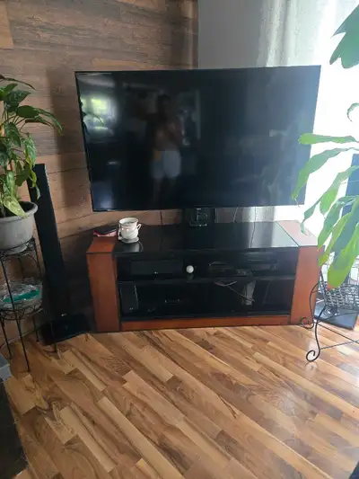 TV stand with surround sound , View more
