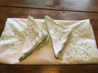 Nappe de coton avec serviettes de table NOUVEAU PRIX