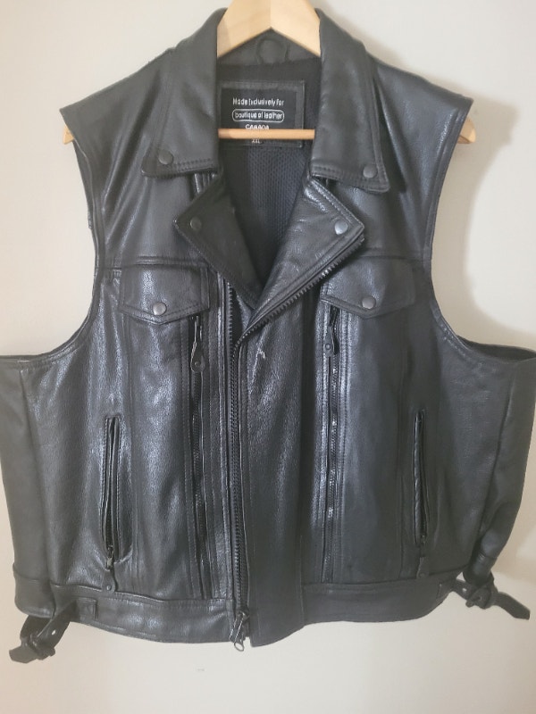 Leather vest xxl Men's Calgary Kijiji