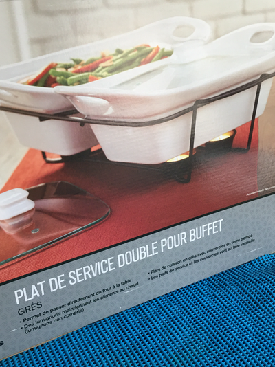 PLAT DE SERVICE DOUBLE POUR BUFFET, View more