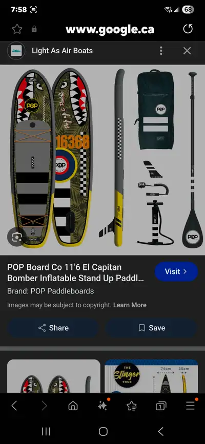 Sup paddle board, View more
