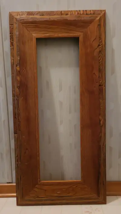 Made from genuine "grain worn" elevator wood. (1) Outside dimensions 28 inches by 13 3/4 inches. Inn...