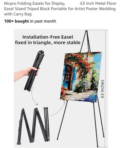 New Nicpro Folding Easel, View more