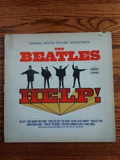 Vintage THE BEATLES HELP VINYL RECORD LP T2386 1969, View more