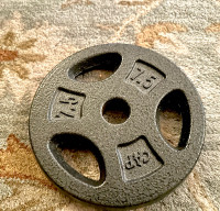 TWO Cap Barbell Cast Iron Weight Plate 7.5 lb 