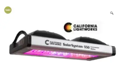 California Lightworks SolarSystem® 550 Commercial LED Grow Light, View more