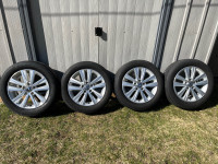 OEM VW Alloy Rims - Set of 4 w 16" Bridgestone Tires