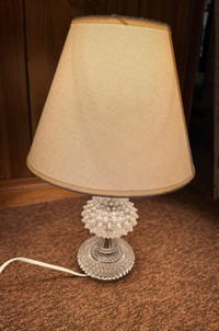 Vintage Hobnail Table Lamp