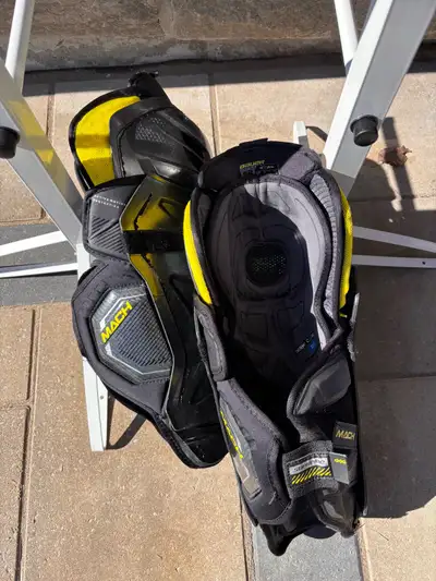 Bauer Mach hockey shin pads 15 inch senior men, View more