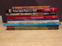 Bundle of Books on Scrapbooking and Photography