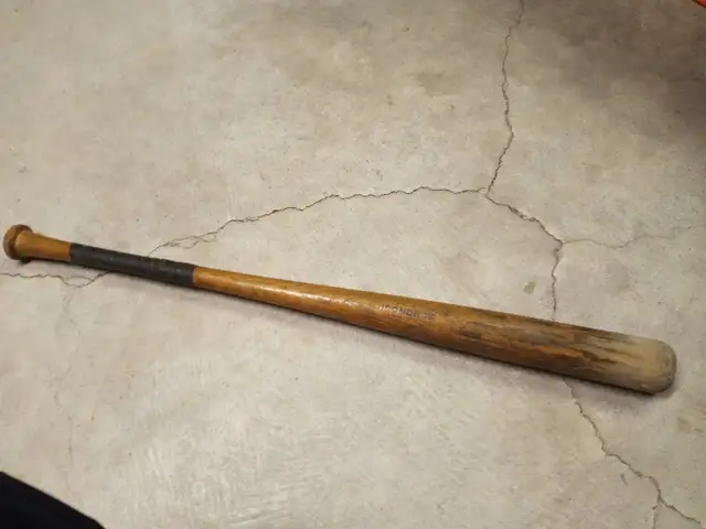 Antique Baseball Bat, Glove, and Softball in Arts & Collectibles in Hamilton - Image 3