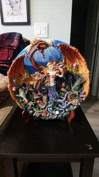 Midori Mint Limited Edition 3D Mermaid & Dragon Plate